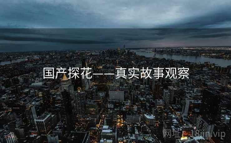 国产探花——真实故事观察