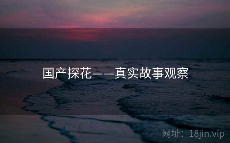 国产探花——真实故事观察 国产探花——真实故事观察