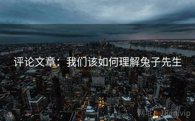 评论文章:我们该如何理解兔子先生 评论文章:我们该如何理解兔子先生