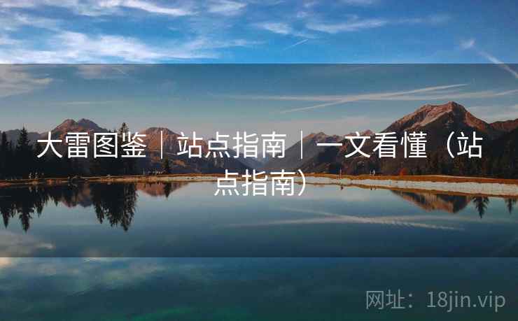 大雷图鉴｜站点指南｜一文看懂（站点指南）